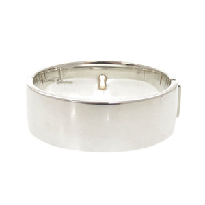 美品 ティファニー ハートロック シルバー925 K18PG 750PG シルバー バングル ブレスレット 1727【中古】TIFFANY&Co.
