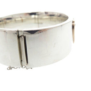 美品 ティファニー ハートロック シルバー925 K18PG 750PG シルバー バングル ブレスレット 1727【中古】TIFFANY&Co.