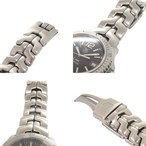 美品 タグホイヤー リンク デイト WT1110-0 ブラック SS クオーツ 腕時計 黒文字盤 1755【中古】TAG HEUER