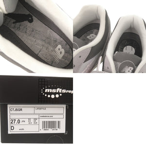未使用 ニューバランス × Jaden Smith ジェイデン スミス MSFTSrep 0.01 サイズ27cm CTJSGR スエード メッシュ グレー スニーカー 1780【中古】NEW BALANCE メンズ