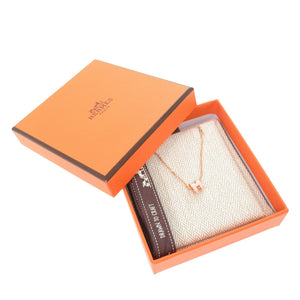 新品同様 エルメス ポップアッシュ ミニ ピンク ローズゴールド金具 ネックレス アクセサリー 1805 【中古】 HERMES