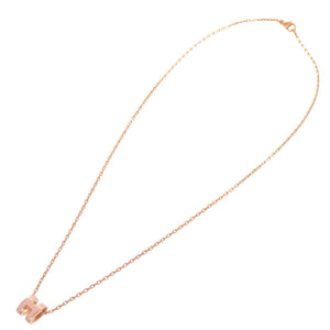 新品同様 エルメス ポップアッシュ ミニ ピンク ローズゴールド金具 ネックレス アクセサリー 1805 【中古】 HERMES