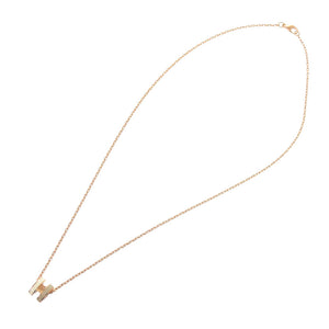 新品同様 エルメス ポップアッシュ ミニ ホワイト ベージュ ローズゴールド金具 ネックレス アクセサリー 1806 【中古】 HERMES