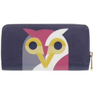 新品同様 ルイ ヴィトン ジッピーウォレット エピ フクロウ M42558 パープル 長財布 紫 LV 1853【中古】LOUIS VUITTON