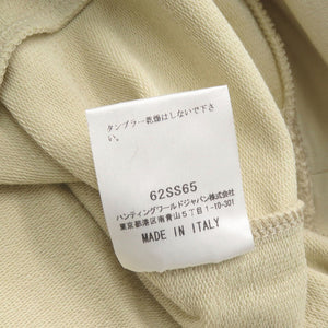 未使用 ハンティングワールド ロゴ ハーフジップ サイズ44 コットン アイボリー スウェット トレーナー 1865【中古】HUNTING WORLD