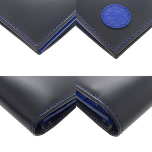 美品 ハンティングワールド レザー ネイビー 長財布 1866【中古】HUNTING WORLD メンズ