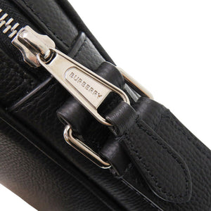 美品 バーバリー ノバチェック レザー ブラック ショルダーバッグ 黒 1903【中古】BURBERRY