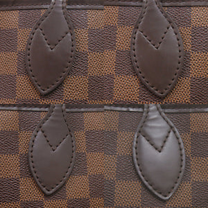 美品 ルイ ヴィトン ネヴァーフルMM ポーチ付 ダミエ スリーズ N40599 トートバッグ LV 1913【中古】LOUIS VUITTON