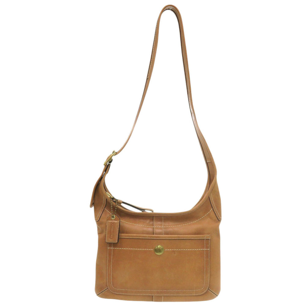 コーチ レザー ブラウン ショルダーバッグ 1950【中古】COACH