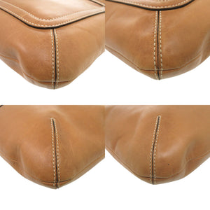コーチ レザー ブラウン ショルダーバッグ 1950【中古】COACH
