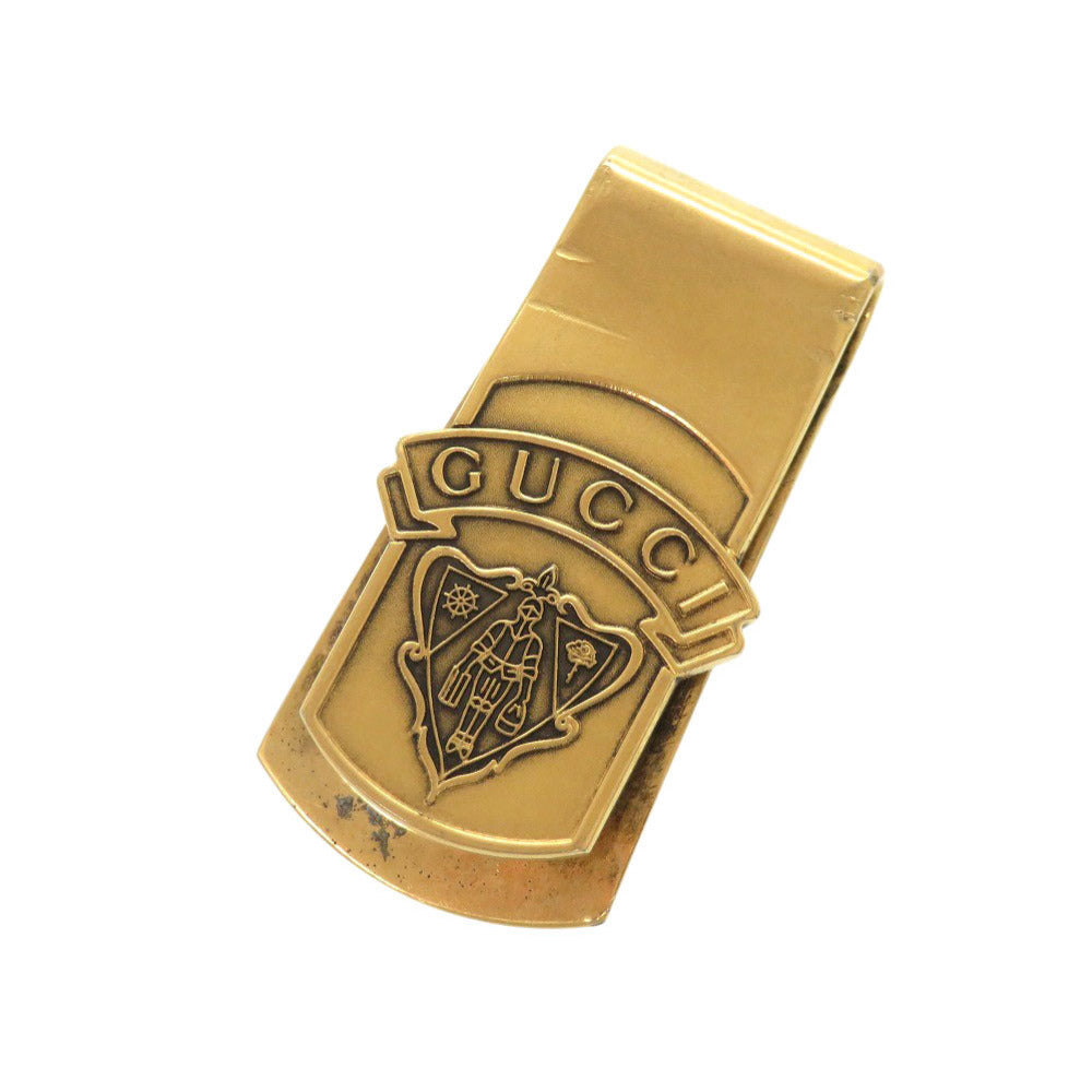 グッチ ロゴ メタル ゴールド マネークリップ 1955【中古】GUCCI メンズ