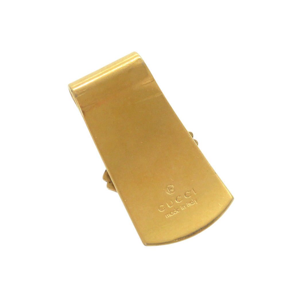 グッチ ロゴ メタル ゴールド マネークリップ 1955【中古】GUCCI メンズ