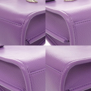 新品同様 ヴィヴィアンウエストウッド 2way TEDDY SMALL TOTE CROSSBODY レザー パープル ショルダーバッグ 紫 1957【中古】Vivienne Westwood