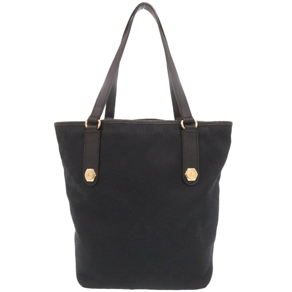 グッチ GGキャンバス レザー 153009 ブラック トートバッグ 黒 1967【中古】GUCCI