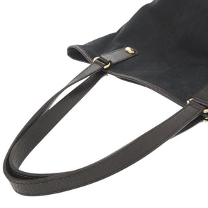 グッチ GGキャンバス レザー 153009 ブラック トートバッグ 黒 1967【中古】GUCCI