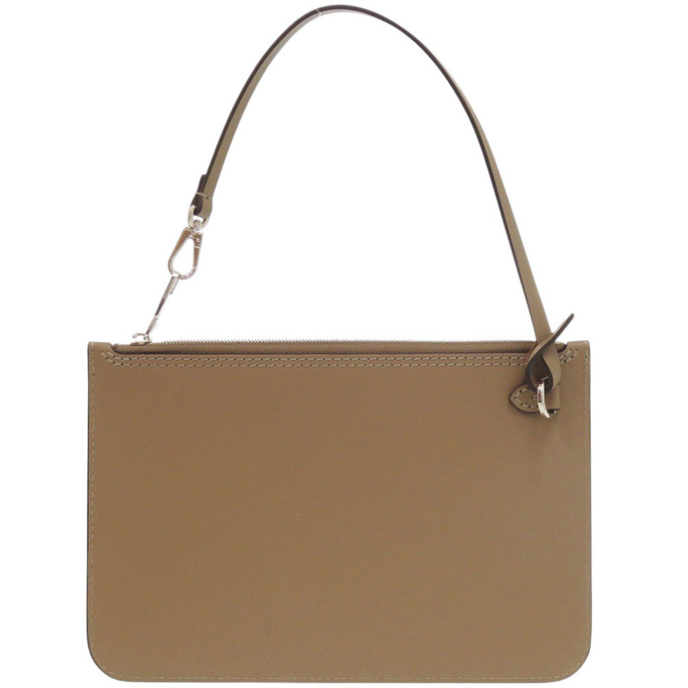 新品同様 ルイ ヴィトン ヒナMM用ポーチ レザー ブラウン 茶 LV 1988【中古】LOUIS VUITTON