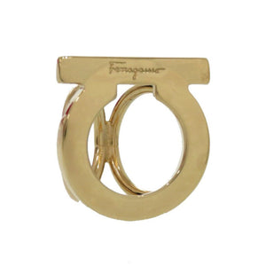 新品同様 サルヴァトーレフェラガモ ガンチーニ 0171487 スカーフリング メタル ゴールド 金 0004【中古】Salvatore Ferragamo