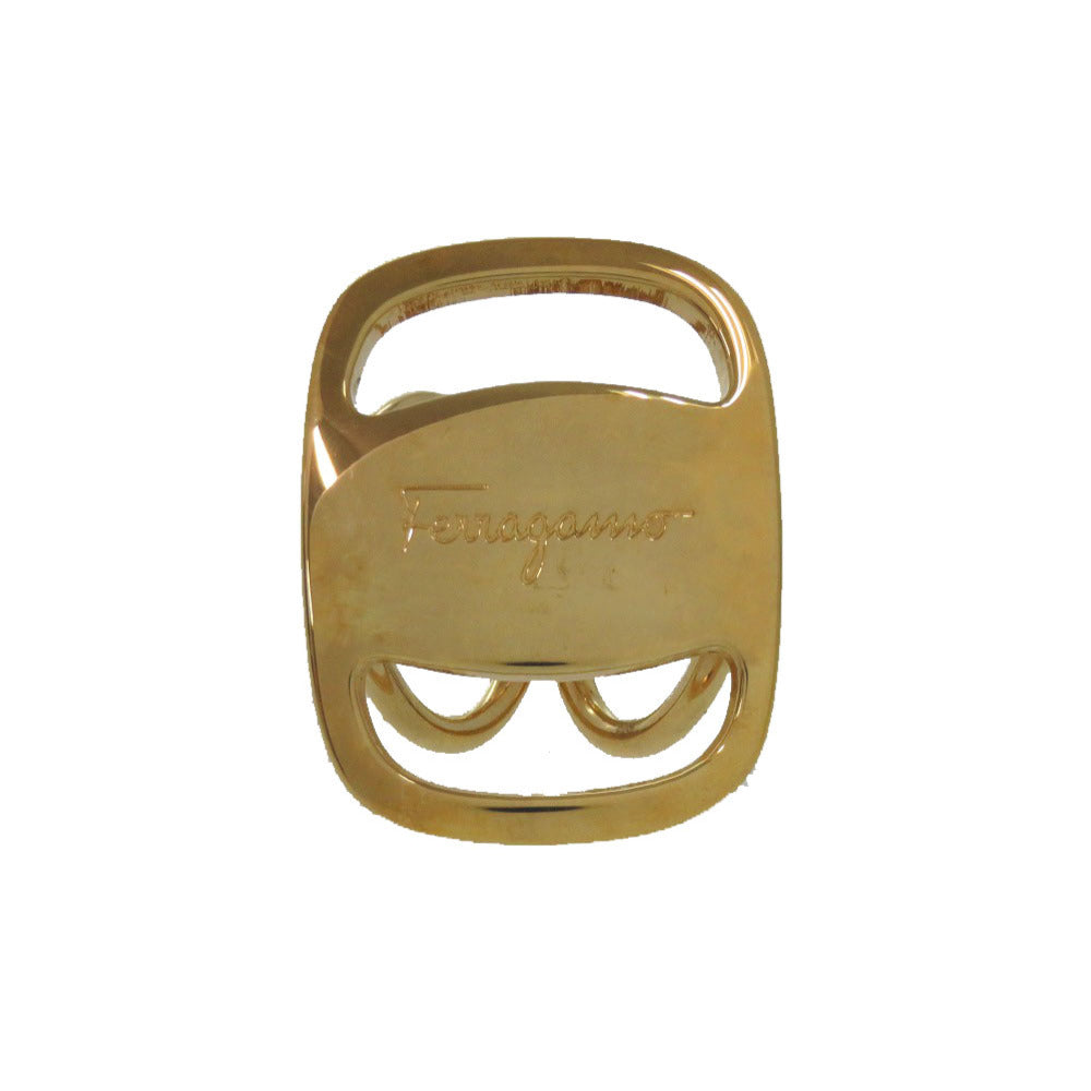 美品 サルヴァトーレフェラガモ ヴァラ 0089560 スカーフリング メタル ゴールド 金 0004【中古】Salvatore Ferragamo