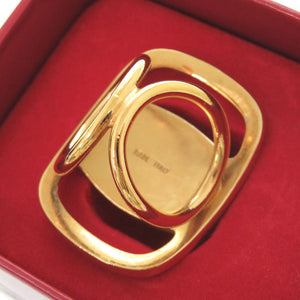 サルヴァトーレフェラガモ ヴァラ 0089560 スカーフリング メタル ゴールド 金 0004【中古】Salvatore Ferragamo