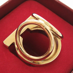 美品 サルヴァトーレフェラガモ ガンチーニ 0171487 スカーフリング メタル ゴールド 金 0004【中古】Salvatore Ferragamo