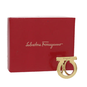 新品同様 サルヴァトーレフェラガモ ガンチーニ 0171487 スカーフリング メタル ゴールド 金 0004【中古】Salvatore Ferragamo