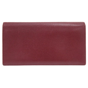 美品 カルティエ マスト ドゥ カルティエ レザー 長財布 ボルドー 0024【中古】CARTIER メンズ