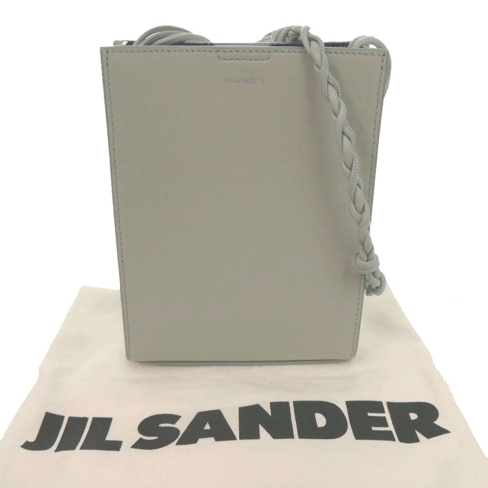 新品同様 ジルサンダー タングルスモールショルダーバッグ J07WG0001 P5343 シルバー金具 カーフレザー ライトグリーン 0039【中古】JIL SANDER