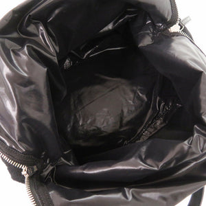 美品 シャネル エンブロイダリー 2WAY ウール/レザー ブラック 26番台 ショルダーバッグ 黒 0058【中古】CHANEL