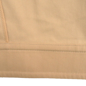 新品同様 ルイ ヴィトン モノグラムパーツ ダブルブレステッド ギャバジンベスト サイズ34 RW242WW UN9 FRBL37 コットン ベージュ LV 0070【中古】LOUIS VUITTON