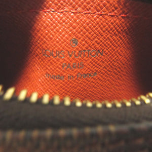 新品同様 ルイヴィトン ダミエ パピヨン ブラウン 茶 ポーチ バッグ 0181【中古】LOUIS VUITTON