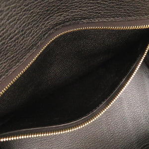 新品同様 エルメス バーキン25 トゴ ブラック ゴールド金具 Z刻印 ハンドバッグ 黒 0185【中古】HERMES