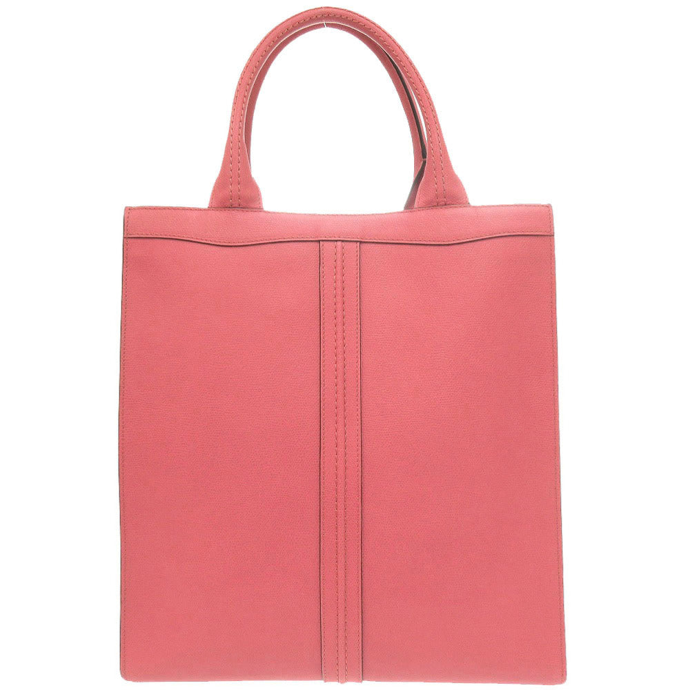 美品 ヴァレクストラ パンチ レザー ピンク トートバッグ 0260【中古】Valextra