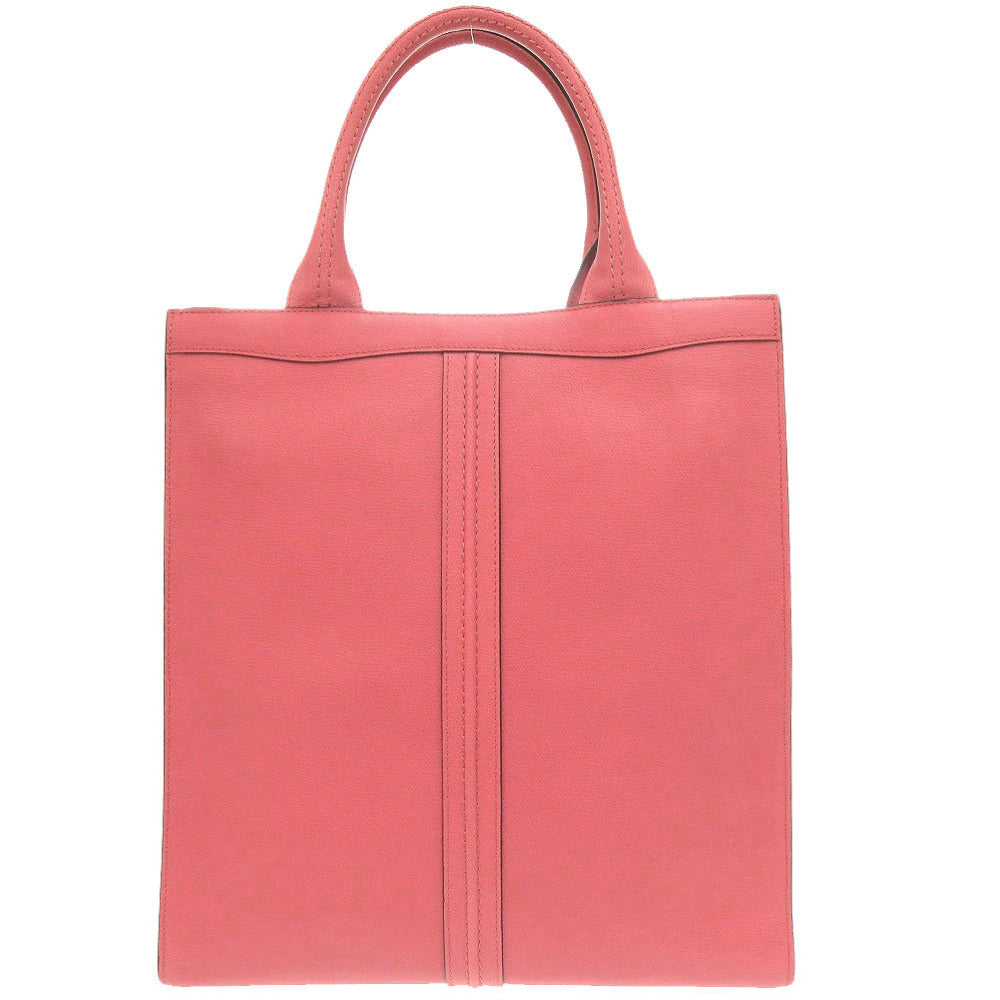 美品 ヴァレクストラ パンチ レザー ピンク トートバッグ 0260【中古】Valextra