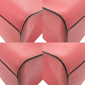 美品 ヴァレクストラ パンチ レザー ピンク トートバッグ 0260【中古】Valextra