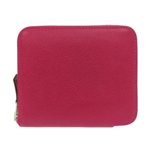 美品 エルメス アザップシルクインコンパクト Silk-In Compact Z刻印(2021年製) シルバー金具 バレニア エプソン フランボワーズ ナタ ピンク クリーム コインケース 0309【中古】HERMES