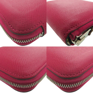 美品 エルメス アザップシルクインコンパクト Silk-In Compact Z刻印(2021年製) シルバー金具 バレニア エプソン フランボワーズ ナタ ピンク クリーム コインケース 0309【中古】HERMES