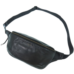 サンローランパリ レザーボディバッグ FLY505671 レザー ブラック ウエストバッグ 黒 0323【中古】SAINT LAURENT PARIS メンズ