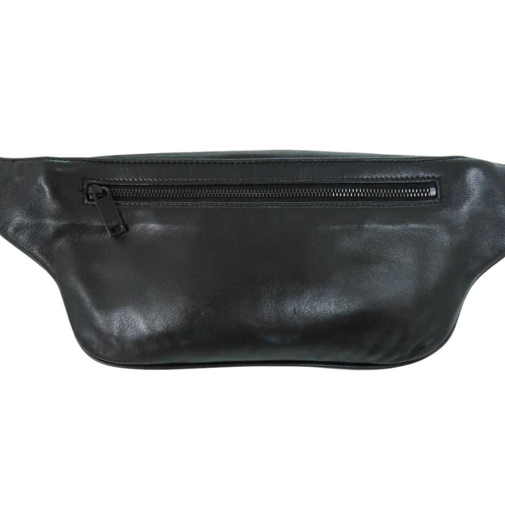サンローランパリ レザーボディバッグ FLY505671 レザー ブラック ウエストバッグ 黒 0323【中古】SAINT LAURENT PARIS メンズ