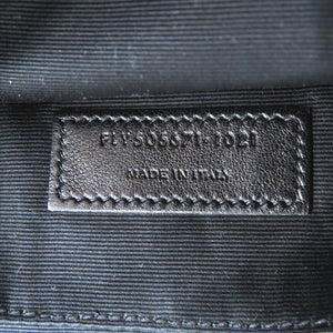 サンローランパリ レザーボディバッグ FLY505671 レザー ブラック ウエストバッグ 黒 0323【中古】SAINT LAURENT PARIS メンズ