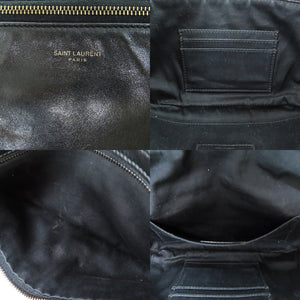 サンローランパリ レザーボディバッグ FLY505671 レザー ブラック ウエストバッグ 黒 0323【中古】SAINT LAURENT PARIS メンズ