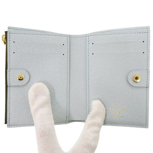 新品同様 ルイ ヴィトン ポルトフォイユ リサ ブルーオランプ モノグラム M83605 二つ折り財布 LV 0330【中古】LOUIS VUITTON