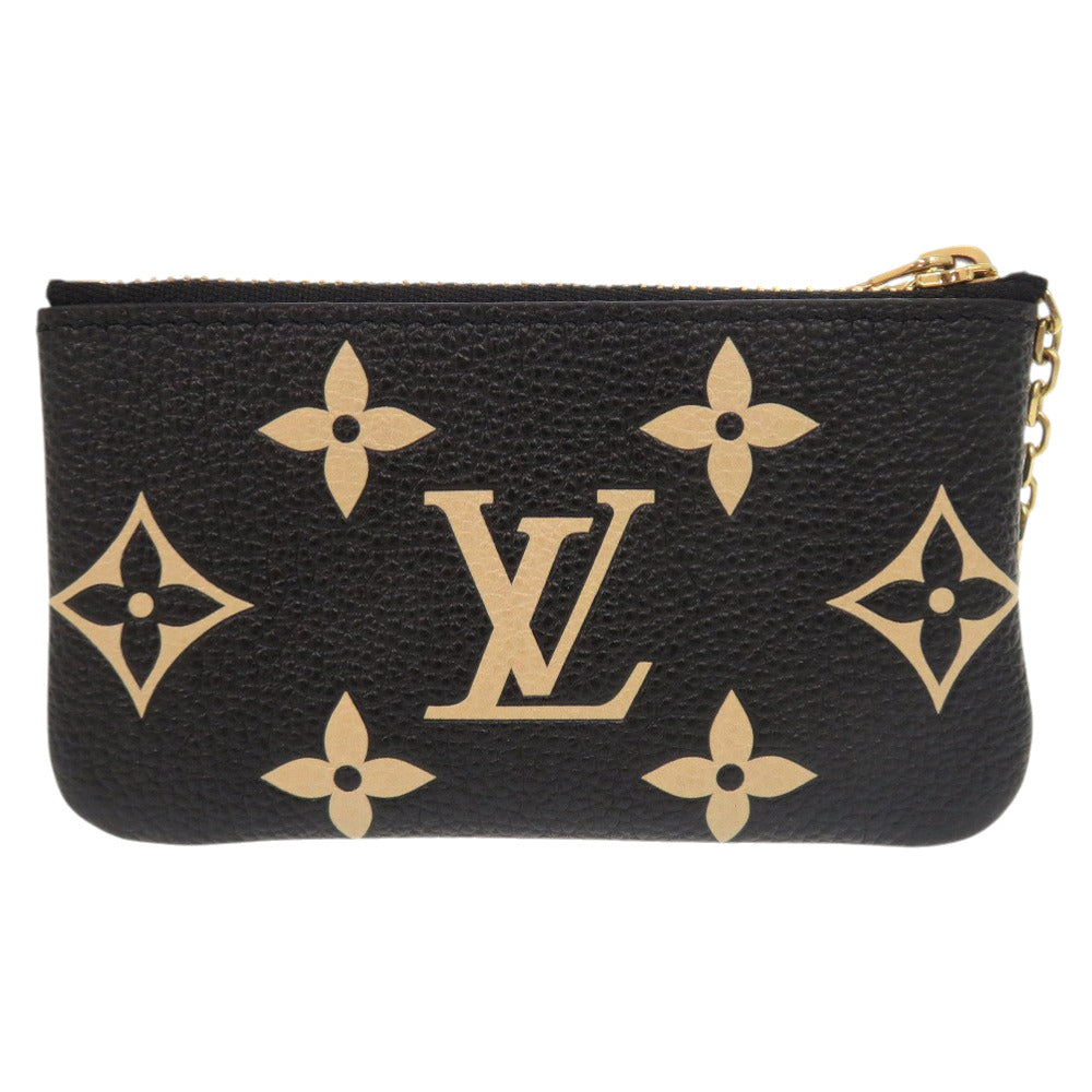 美品 ルイ ヴィトン ポシェットクレ モノグラム アンプラント M80885 ノワール コインケース 黒 LV 0337【中古】LOUIS VUITTON