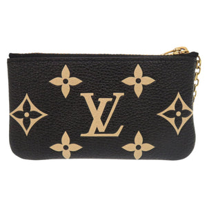 美品 ルイ ヴィトン ポシェットクレ モノグラム アンプラント M80885 ノワール コインケース 黒 LV 0337【中古】LOUIS VUITTON