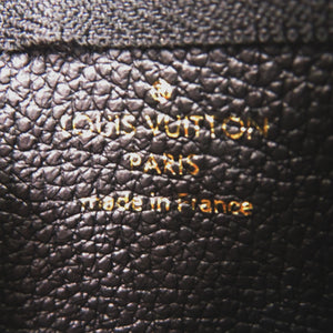 美品 ルイ ヴィトン ポシェットクレ モノグラム アンプラント M80885 ノワール コインケース 黒 LV 0337【中古】LOUIS VUITTON
