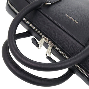 美品 バーバリー 2WAY 8094243 レザー ダークネイビー ビジネスバッグ ブリーフケース 0356【中古】BURBERRY メンズ