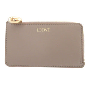 未使用 ロエベ ペブル 24年製 レザー ベージュ コインケース カードケース フラグメントケース 0379【中古】LOEWE