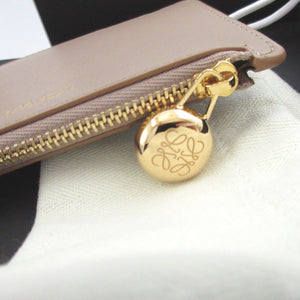 未使用 ロエベ ペブル 24年製 レザー ベージュ コインケース カードケース フラグメントケース 0379【中古】LOEWE