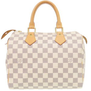 美品 ルイ ヴィトン スピーディ25 ダミエ アズール N41534 ハンドバッグ LV 0403【中古】LOUIS VUITTON