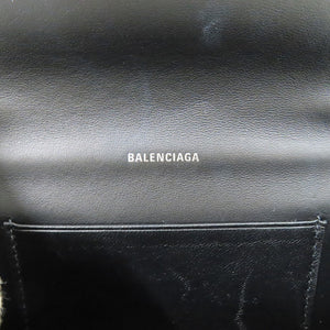 美品 バレンシアガ チェーンショルダーバッグ レオパード 593785 ショルダーバッグ レザー レオパード 0414【中古】BALENCIAGA