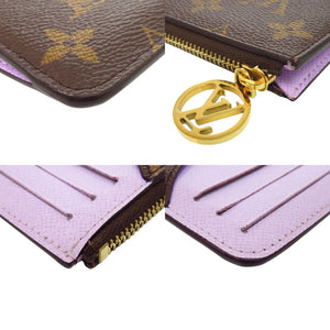 美品 ルイ ヴィトン ポルトカルト ロミー モノグラム M82938 ライラック カードケース 財布 LV 0419【中古】LOUIS VUITTON